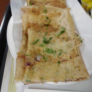 Chili Masala Rava Dosa.