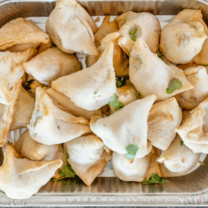 Vegan Samosas Half Pan Tray